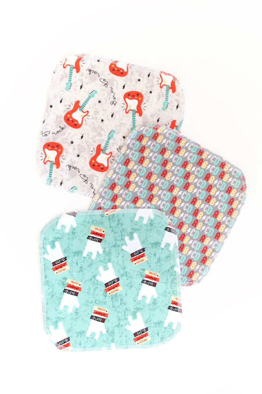 Reusable Baby Wipes—baby rockstar